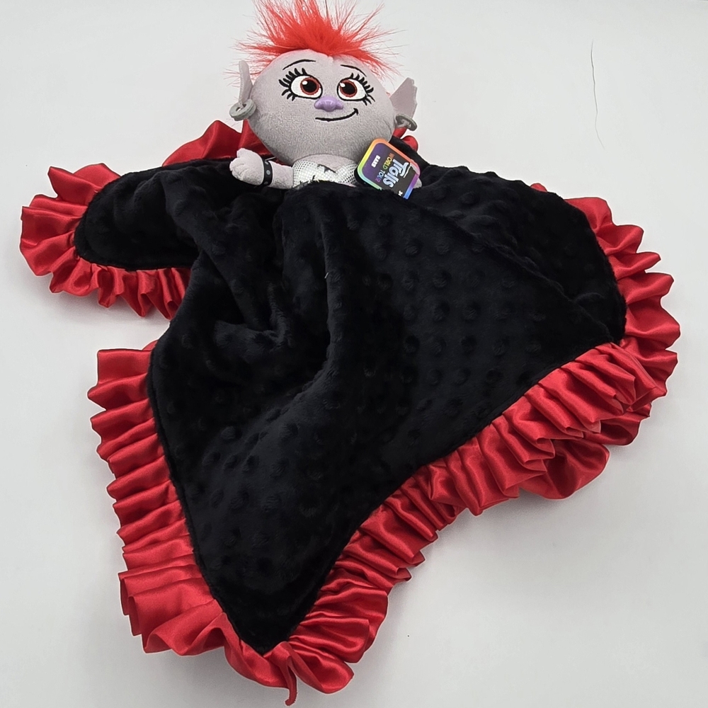 Lovely Barb trolls Plush blanket Minky Security Blanket for kid…